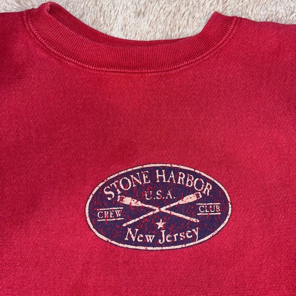 Vintage Made in USA Crewneck Stone Harbor - Picture 5 of 7